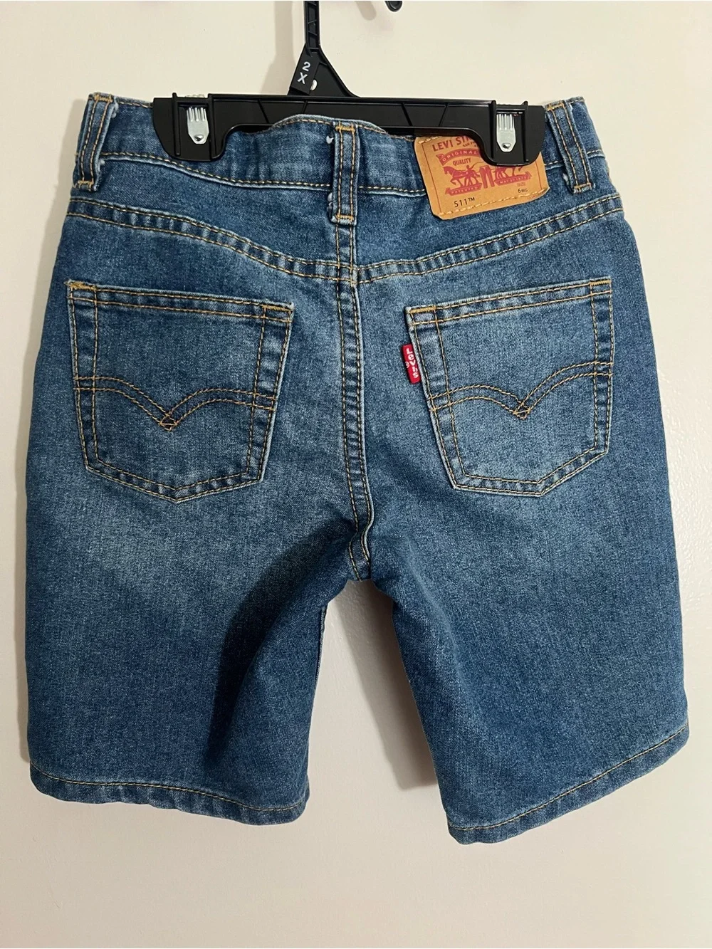 Levi's Boys Blue Denim Shorts